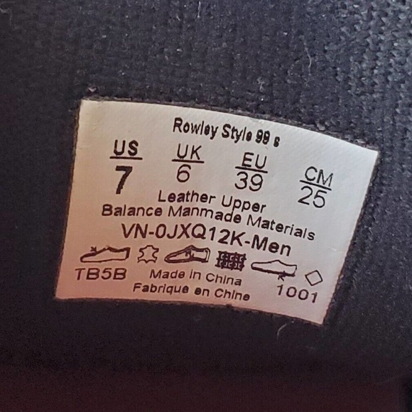 Vans x Sex Pistols Rowley Style 99s Leather Sneakers Green Mens Size 7/Women 8.5 - Picture 9 of 12